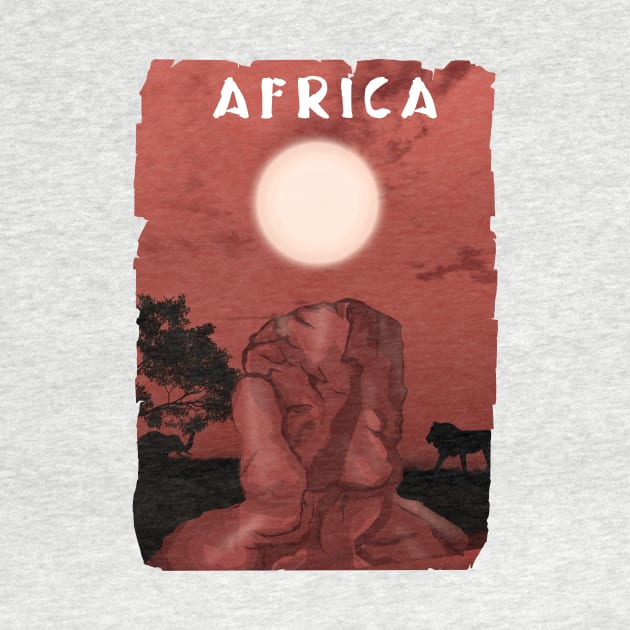 AFRICA by lounesartdessin